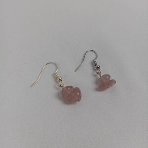 💕5/25 Purple stone chip earrings casual boho bohemian western hippie lagenlook